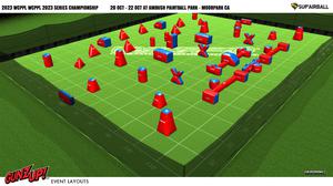 Official Event Layouts to Scale  WCPPL 2023 WCPPL 2023 Series Championship  - GunzUp! Paintball